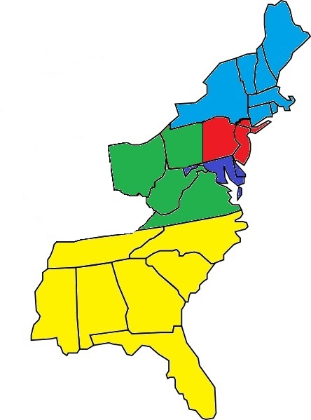 AAA 2025 Territory Map